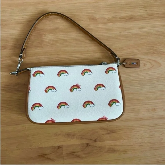 Coach Nolita 19 With Rainbow Print # CJ657 - Picture 4 of 9